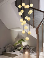 Alabaster Balls Cluster Chandelier – product view 21
