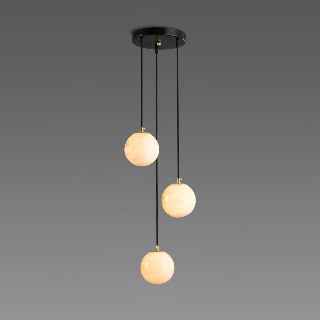 Alabaster Balls Cluster Chandelier – product view 22