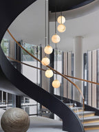 Alabaster Balls Cluster Chandelier – product view 23
