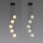 Alabaster Balls Cluster Chandelier – product view 24