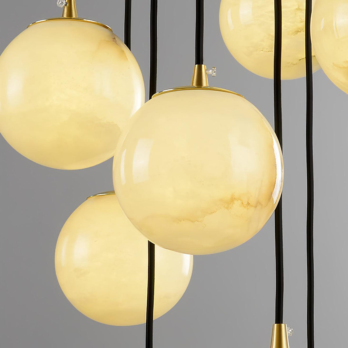 Alabaster Balls Cluster Chandelier – product view 27