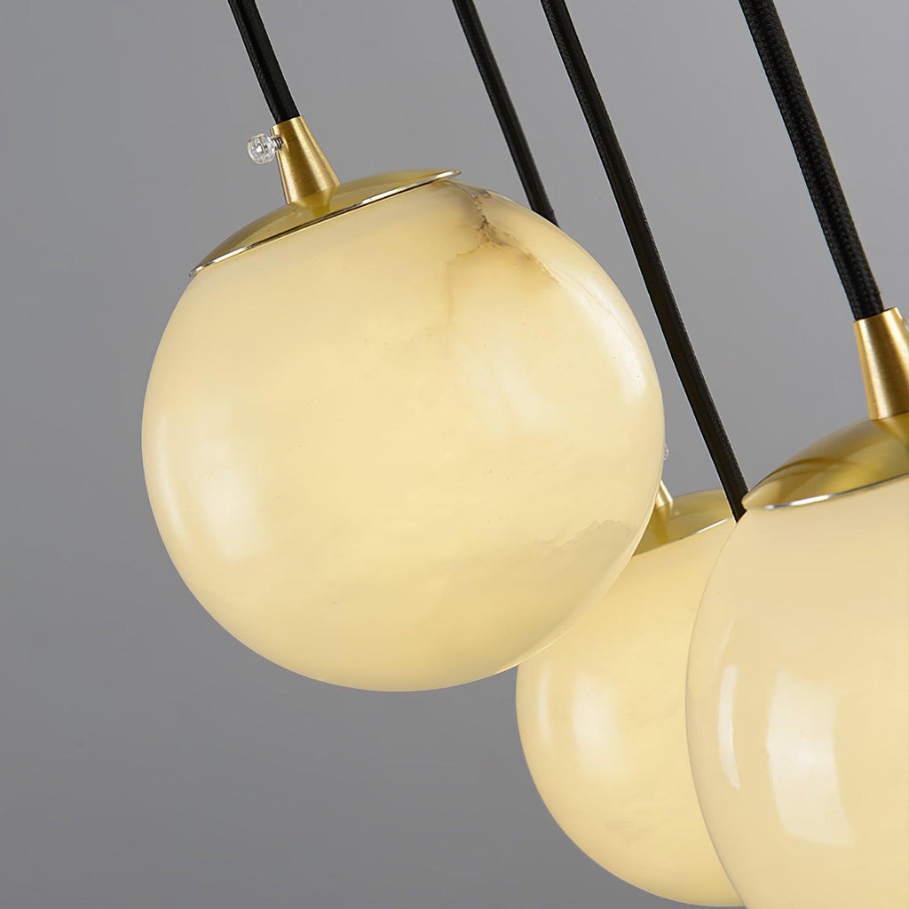 Alabaster Balls Cluster Chandelier – product view 28