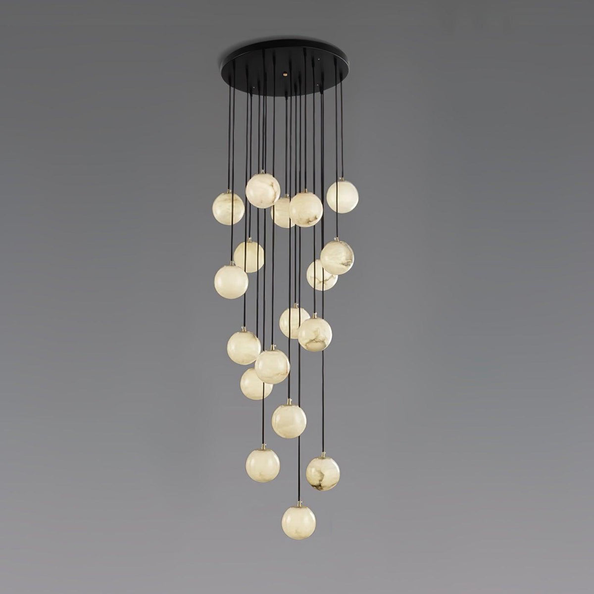 Alabaster Balls Cluster Chandelier – product view 29