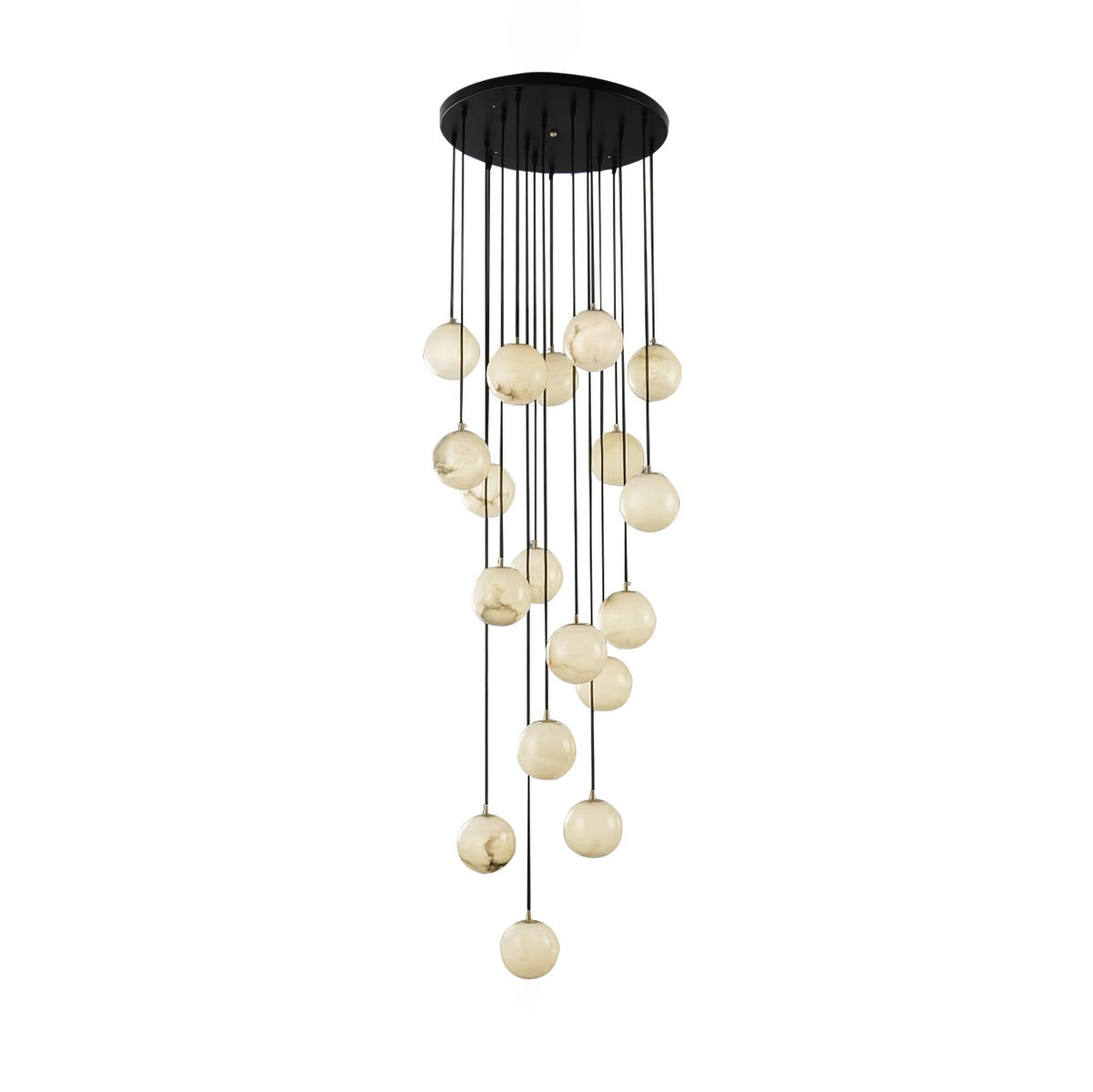 Alabaster Balls Cluster Chandelier – product view 32
