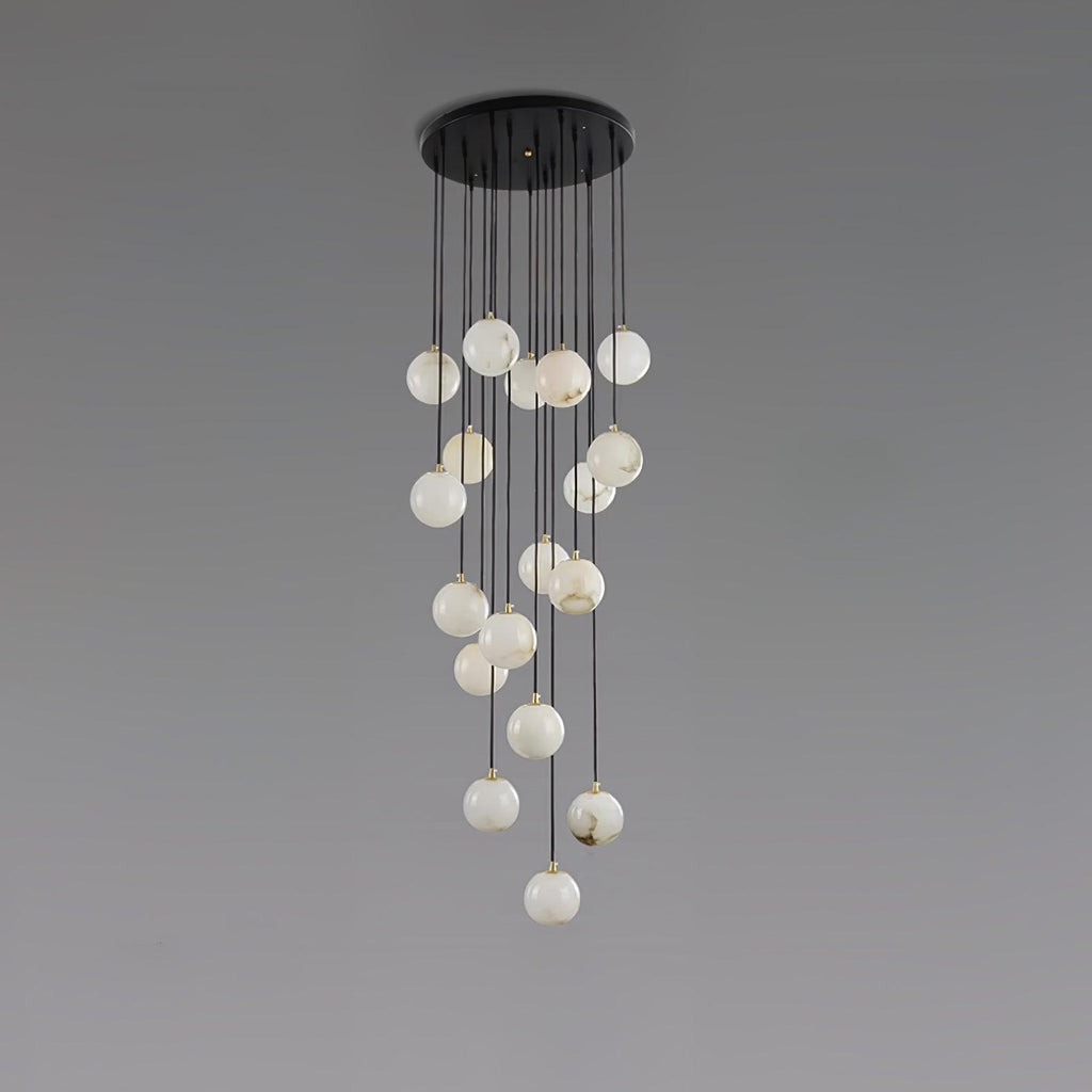 Alabaster Balls Cluster Chandelier – product view 33