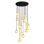 Alabaster Balls Cluster Chandelier – product view 34