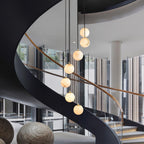 Alabaster Balls Cluster Chandelier – product view 35