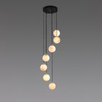 Alabaster Balls Cluster Chandelier – product view 36