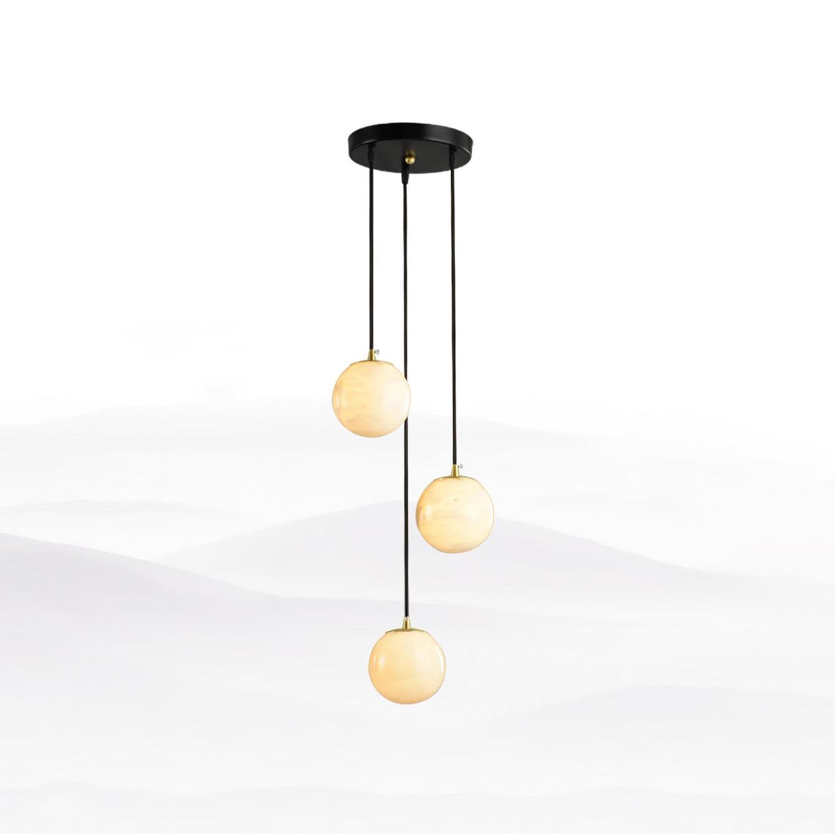 Alabaster Balls Cluster Chandelier – product view 37
