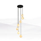 Alabaster Balls Cluster Chandelier – product view 38