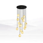 Alabaster Balls Cluster Chandelier – product view 40