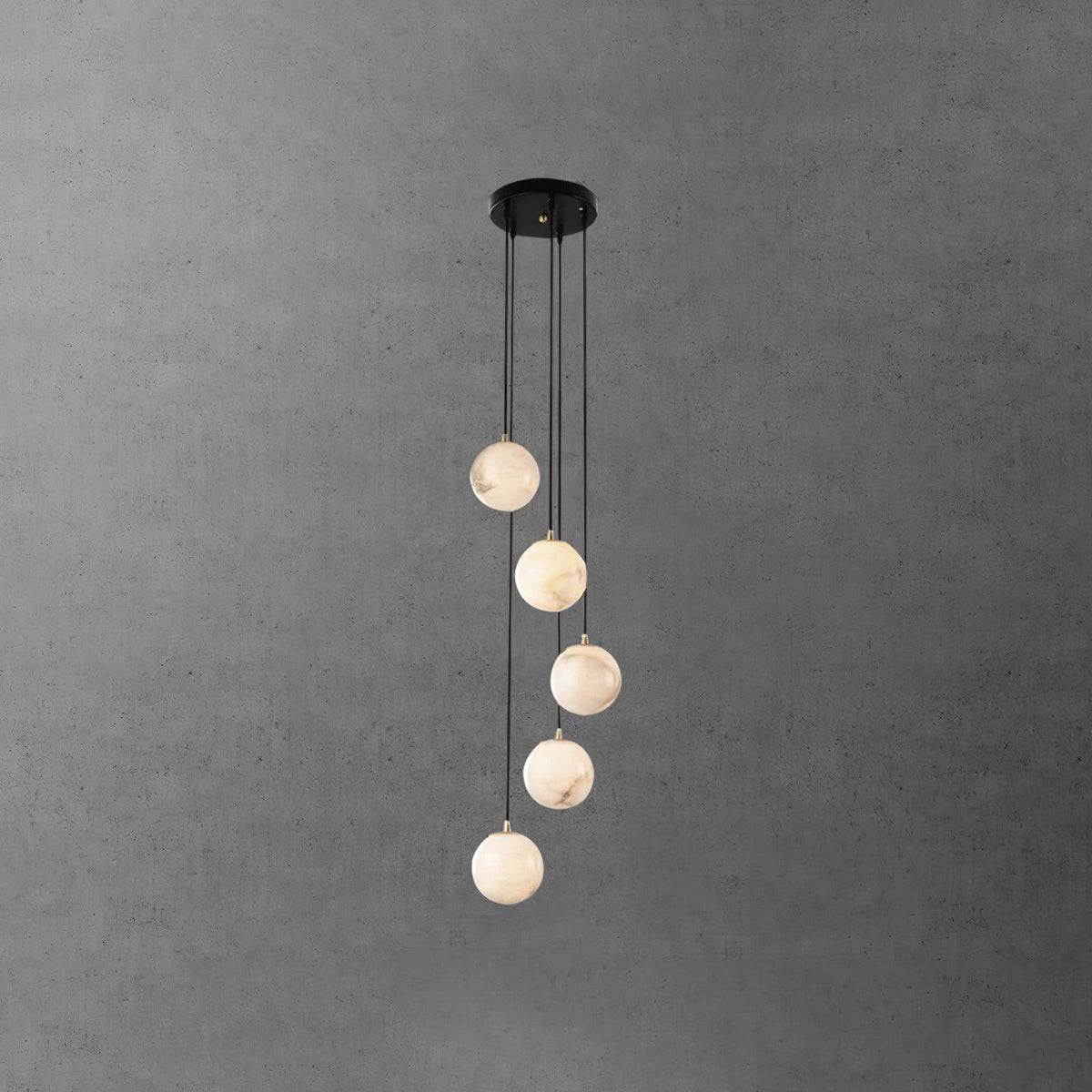 Alabaster Balls Cluster Chandelier – product view 42