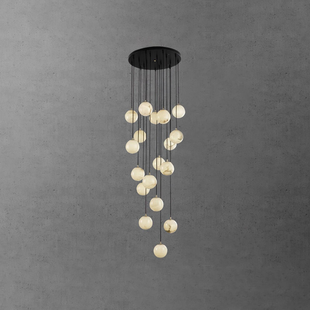 Alabaster Balls Cluster Chandelier – product view 46