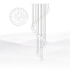 Alabaster Balls Cluster Chandelier – product view 47