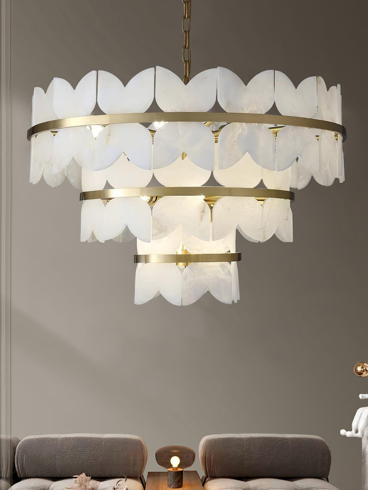 Alabaster Cloudscape Chandelier – product view 10