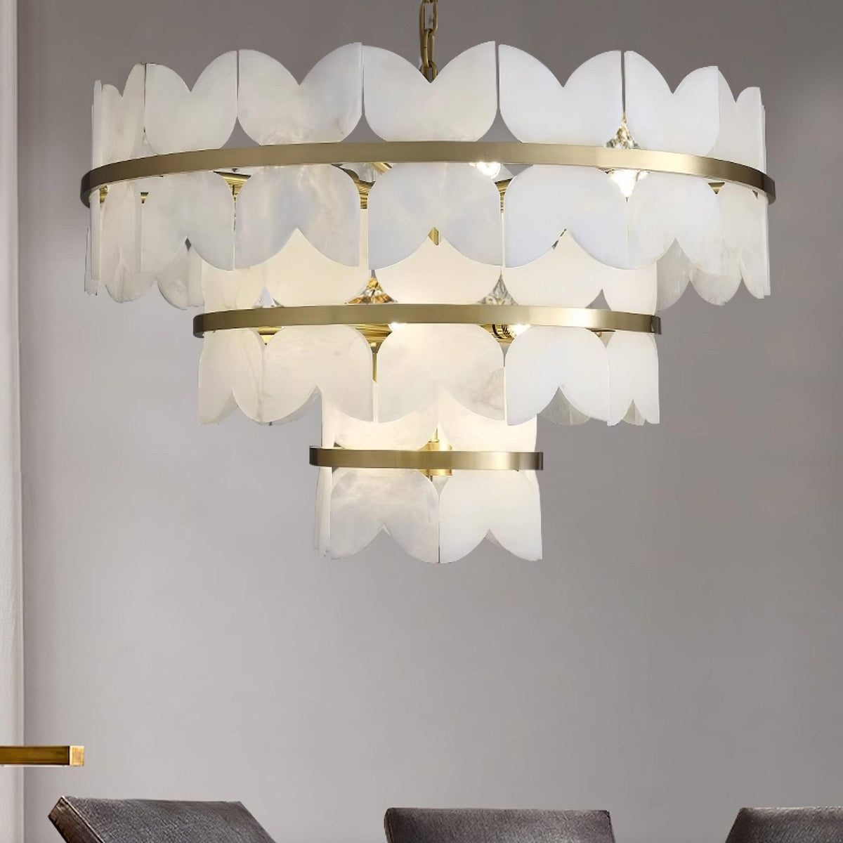 Alabaster Cloudscape Chandelier – product view 20
