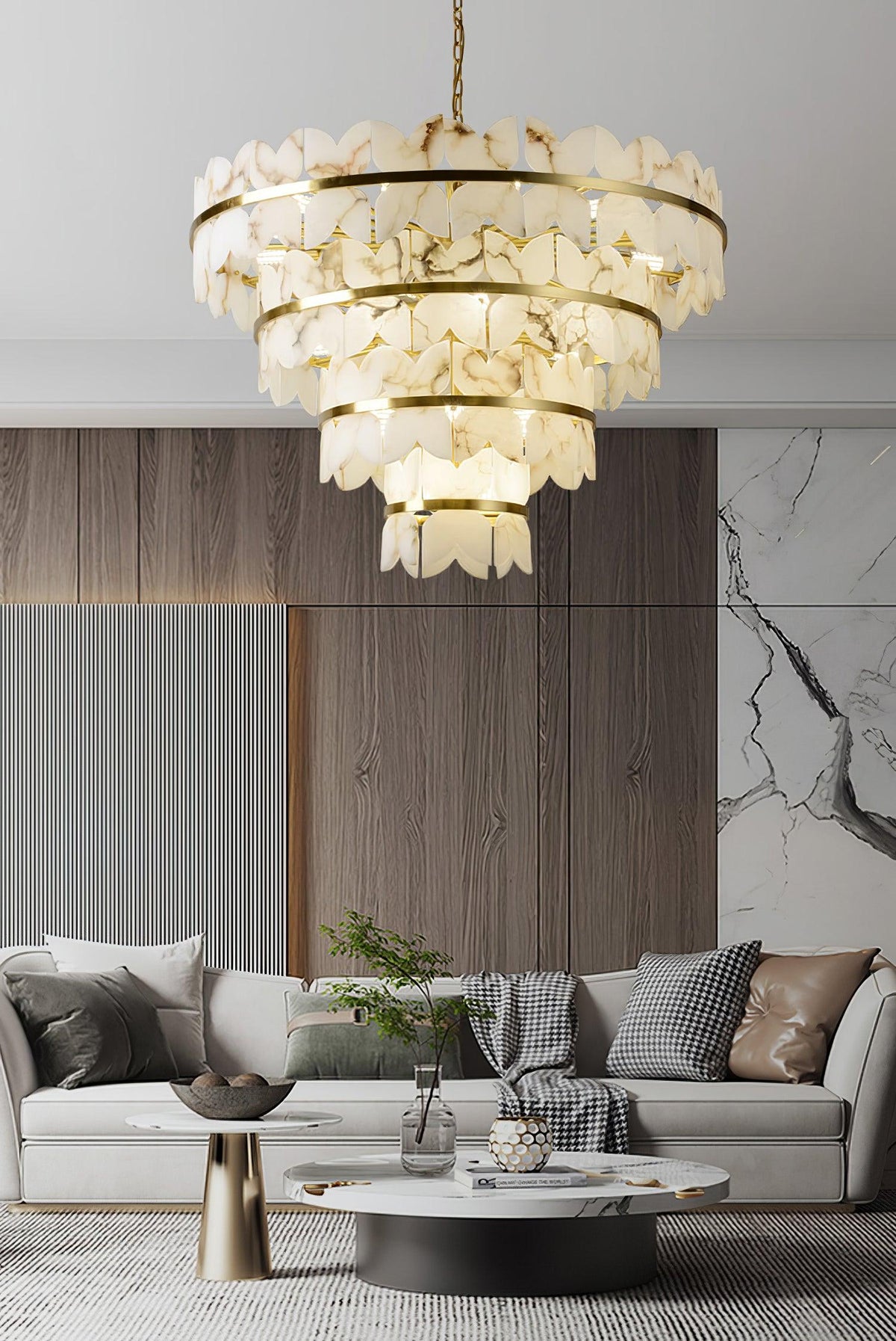 Alabaster Cloudscape Chandelier – product view 25