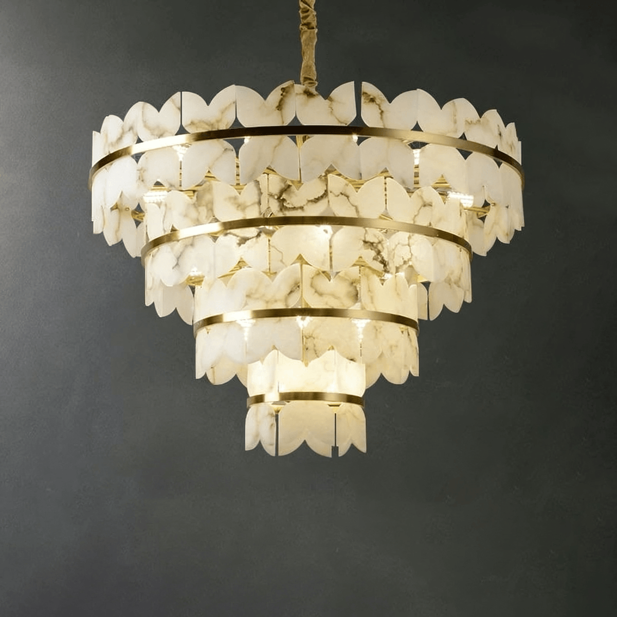 Alabaster Cloudscape Chandelier – product view 36