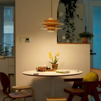 Cascade Wooden Disc Pendant Lamp – product view 8