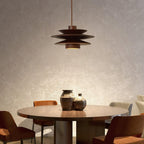 Cascade Wooden Disc Pendant Lamp – product view 9