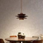 Cascade Wooden Disc Pendant Lamp – product view 11