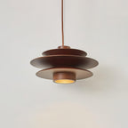 Cascade Wooden Disc Pendant Lamp – product view 14