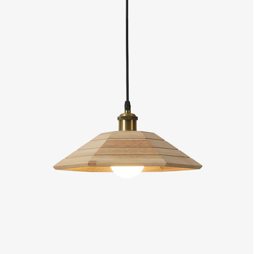 Aeyee Wood Pendant Light — product view 1