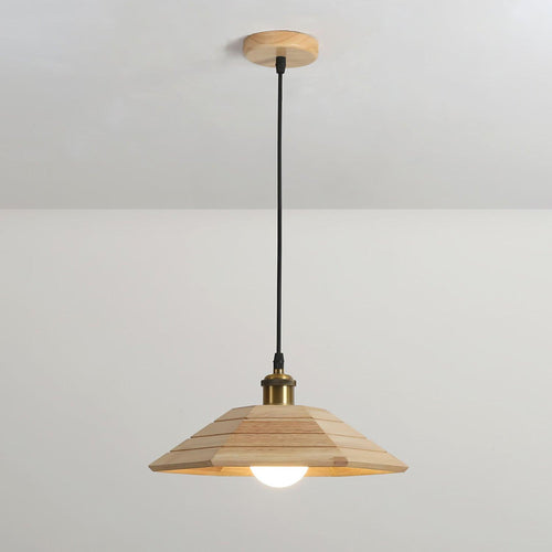 Aeyee Wood Pendant Light — product view 2