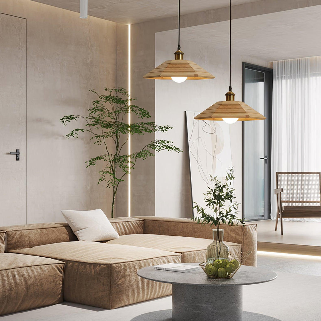 Aeyee Wood Pendant Light — product view 4