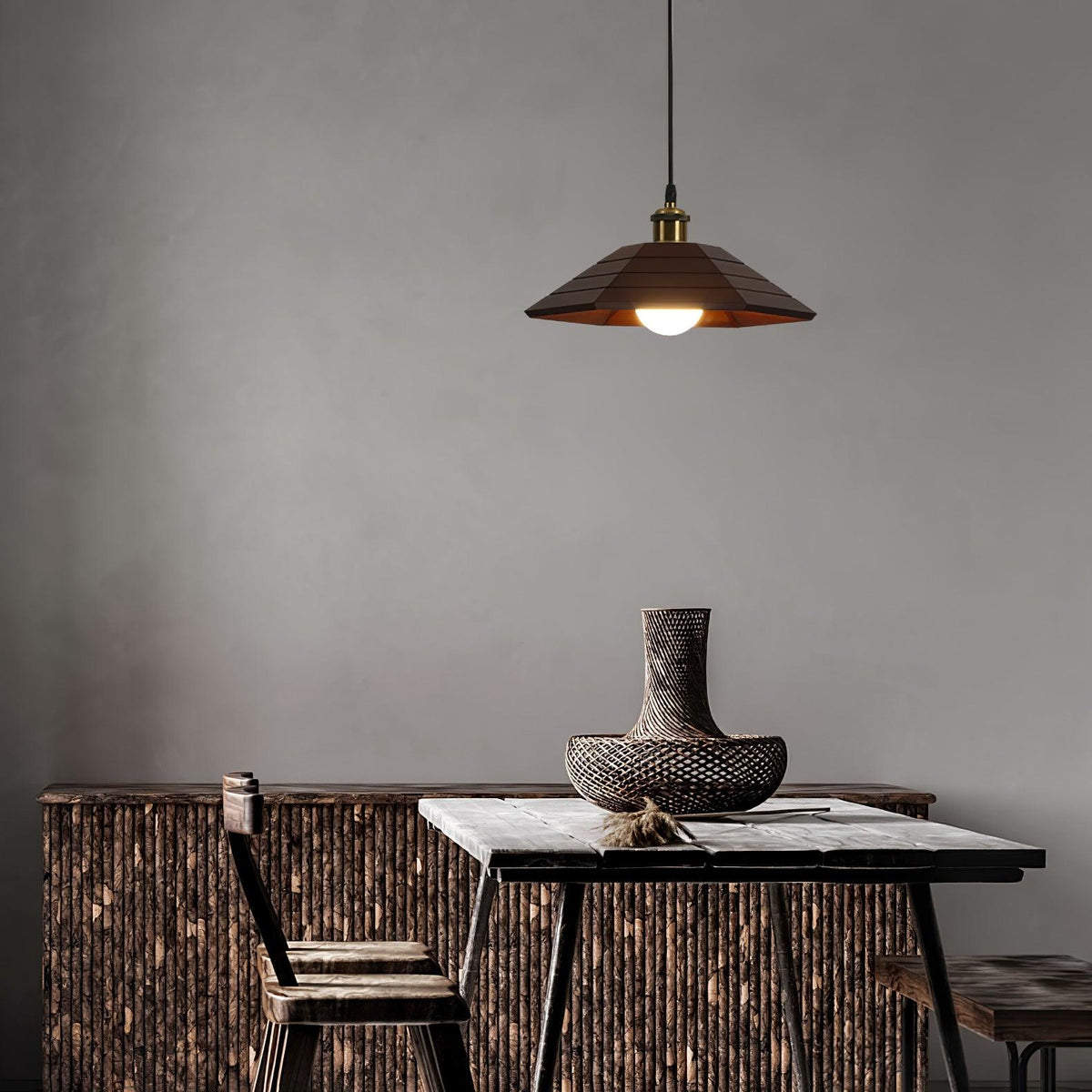 Aeyee Wood Pendant Light — product view 6