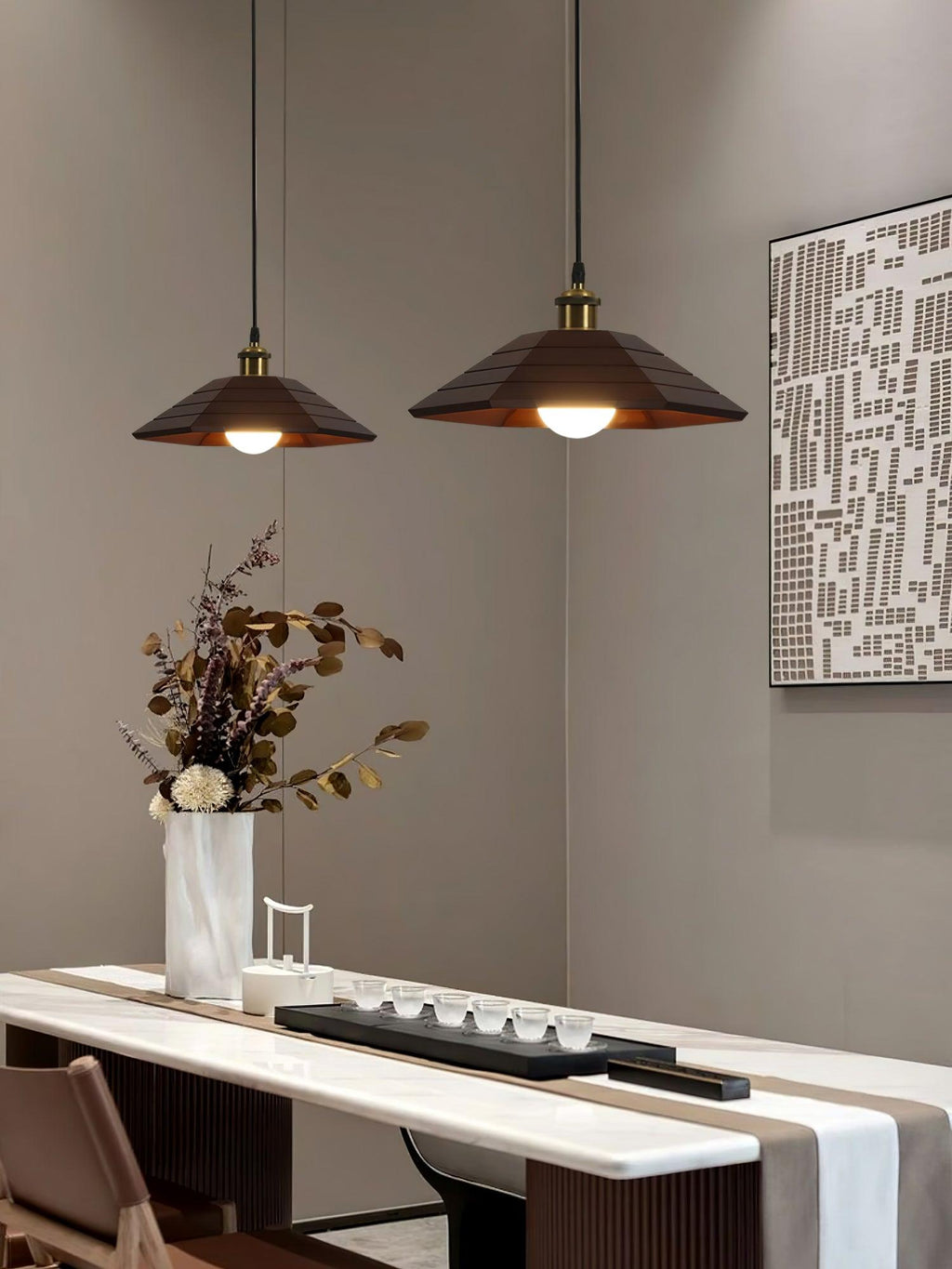 Aeyee Wood Pendant Light — product view 10