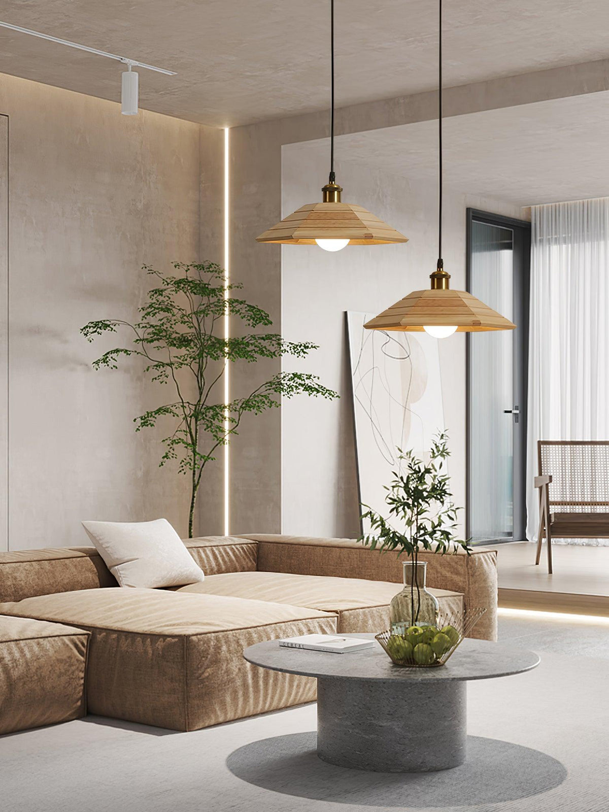 Aeyee Wood Pendant Light — product view 12