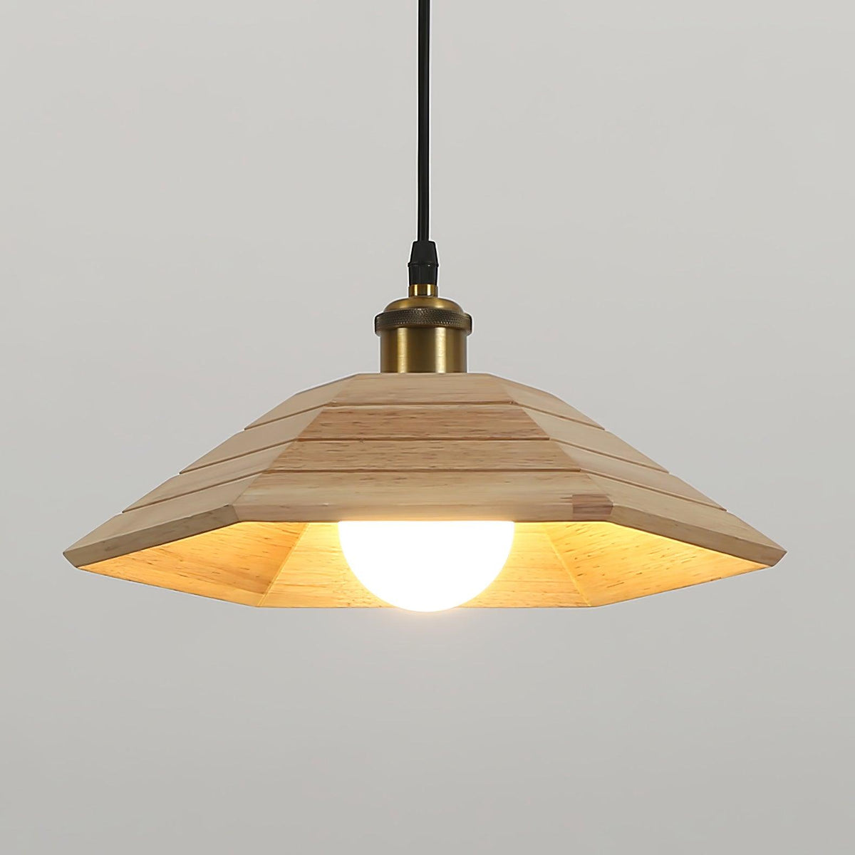Aeyee Wood Pendant Light — product view 16