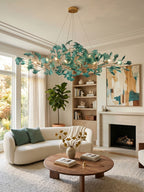 Acrylic Ginkgo Leaf Chandelier – product view 4