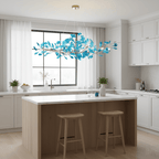 Acrylic Ginkgo Leaf Chandelier – product view 6
