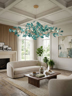 Acrylic Ginkgo Leaf Chandelier – product view 9