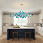 Acrylic Ginkgo Leaf Chandelier – product view 15