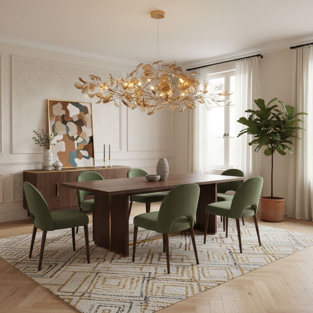 Acrylic Ginkgo Leaf Chandelier – product view 20