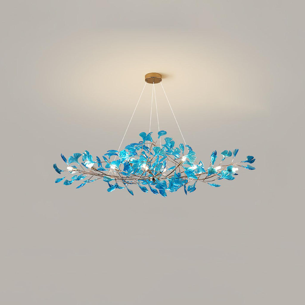 Acrylic Ginkgo Leaf Chandelier – product view 32
