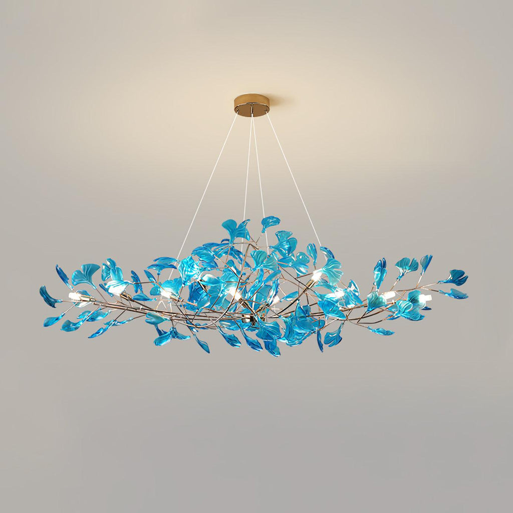 Acrylic Ginkgo Leaf Chandelier – product view 36