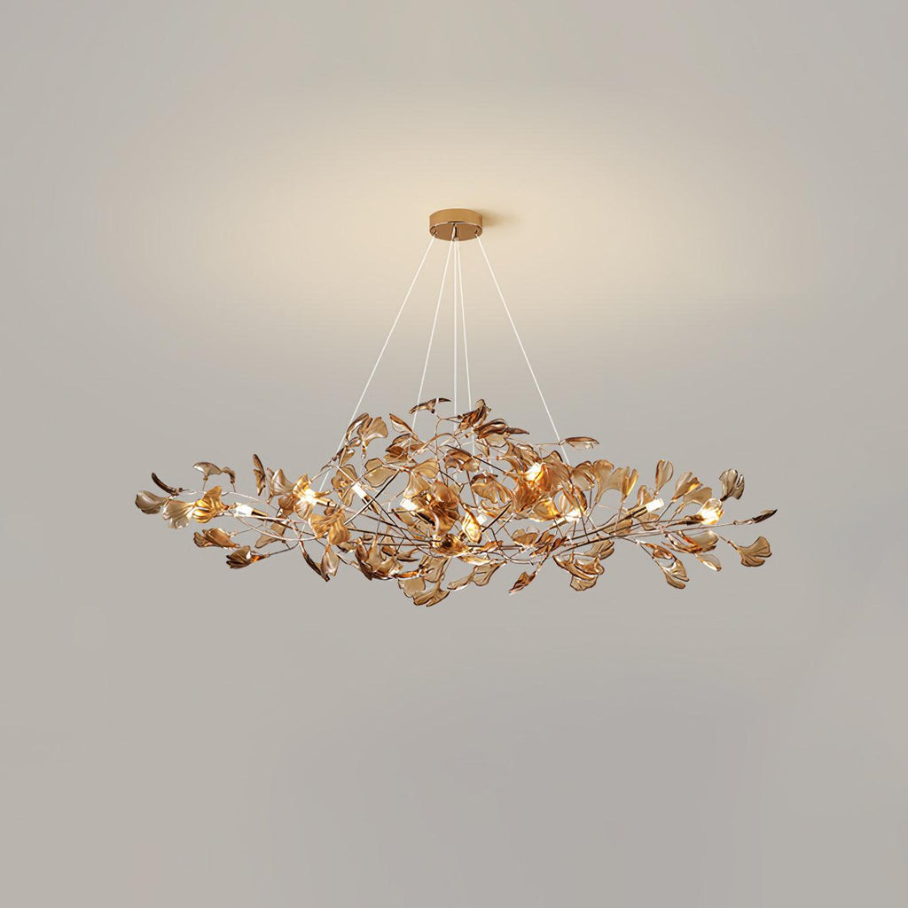 Acrylic Ginkgo Leaf Chandelier – product view 39