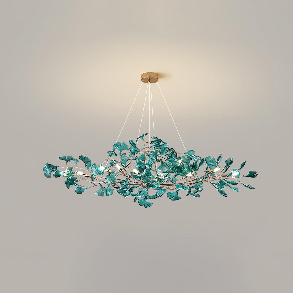 Acrylic Ginkgo Leaf Chandelier – product view 43