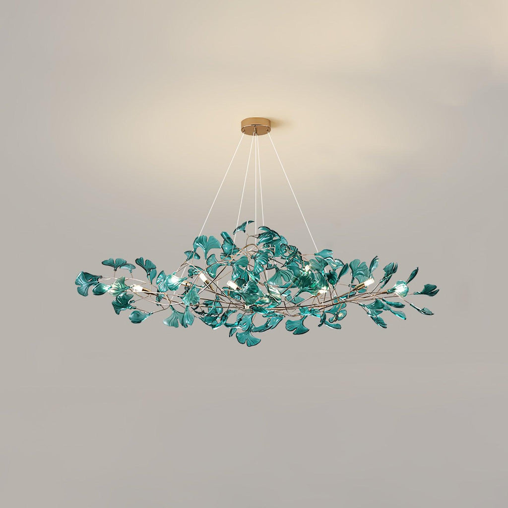 Acrylic Ginkgo Leaf Chandelier – product view 46
