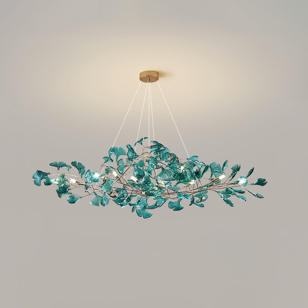 Acrylic Ginkgo Leaf Chandelier – product view 48