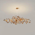 Acrylic Ginkgo Leaf Chandelier – product view 49