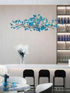 Acrylic Ginkgo Leaf Chandelier – product view 53