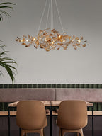 Acrylic Ginkgo Leaf Chandelier – product view 55