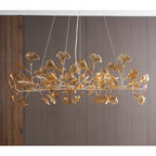 Acrylic Ginkgo Leaf Chandelier – product view 59
