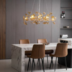 Acrylic Ginkgo Leaf Chandelier – product view 64