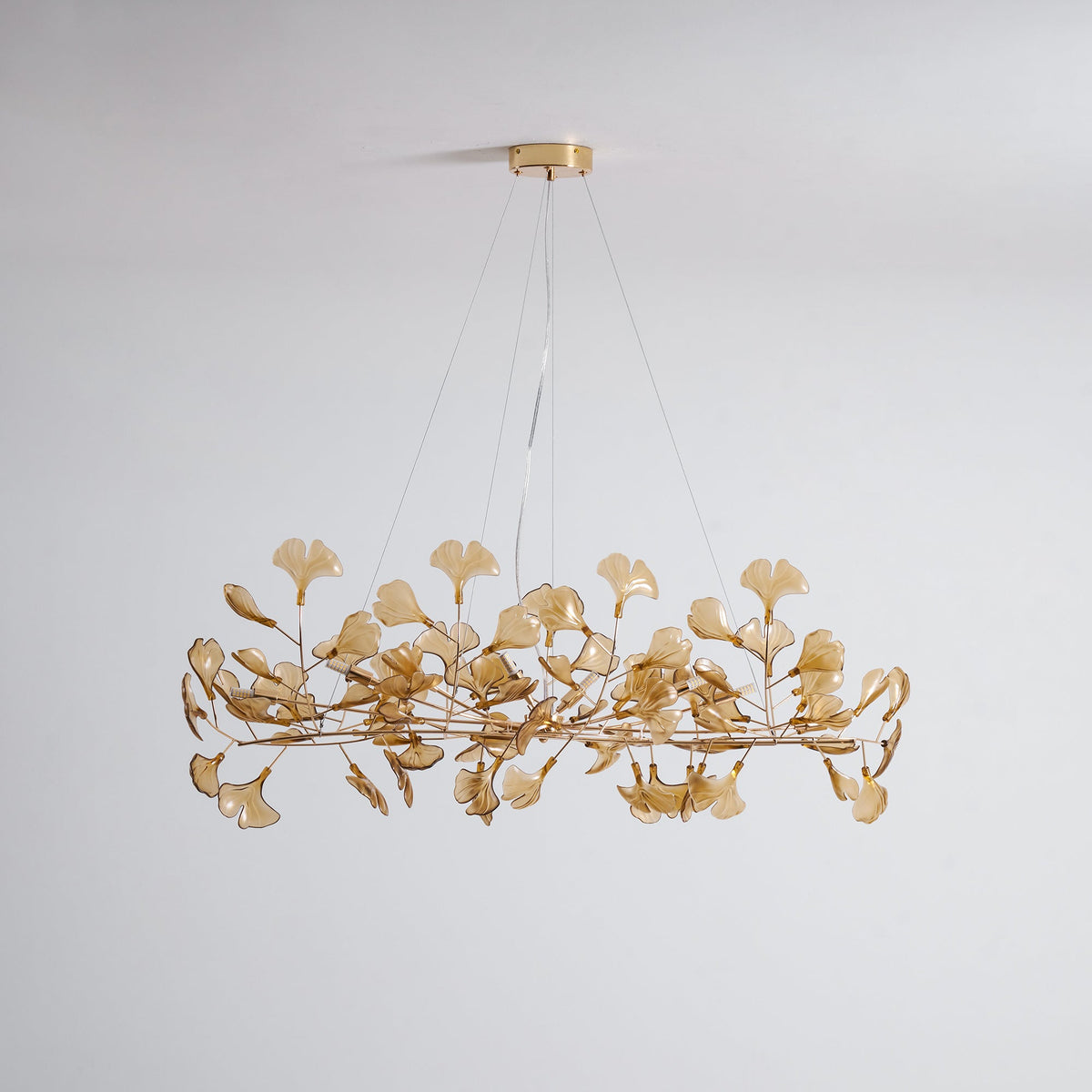 Acrylic Ginkgo Leaf Chandelier – product view 69